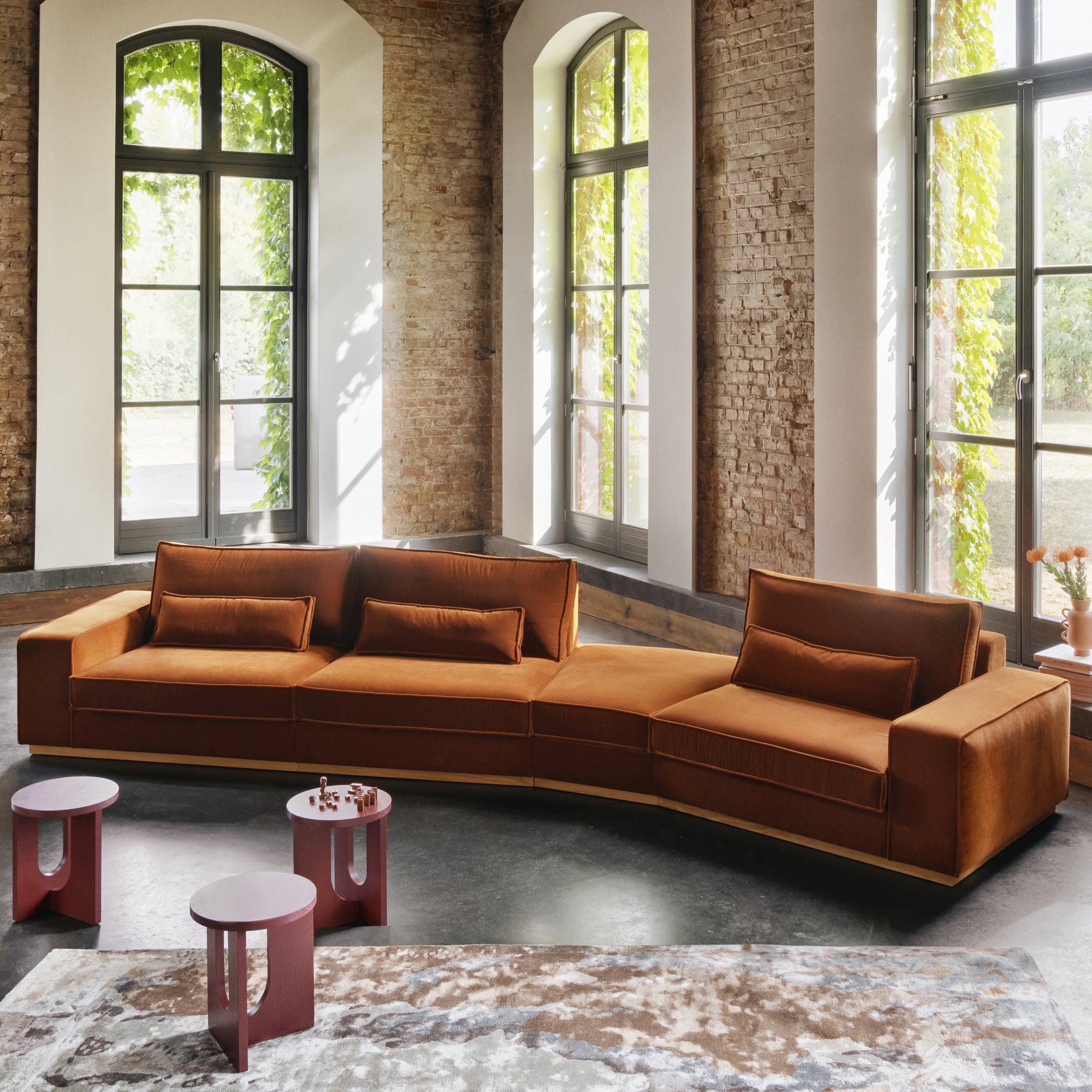 Modulare Garnitur Mood, Material: Auswahl möglich