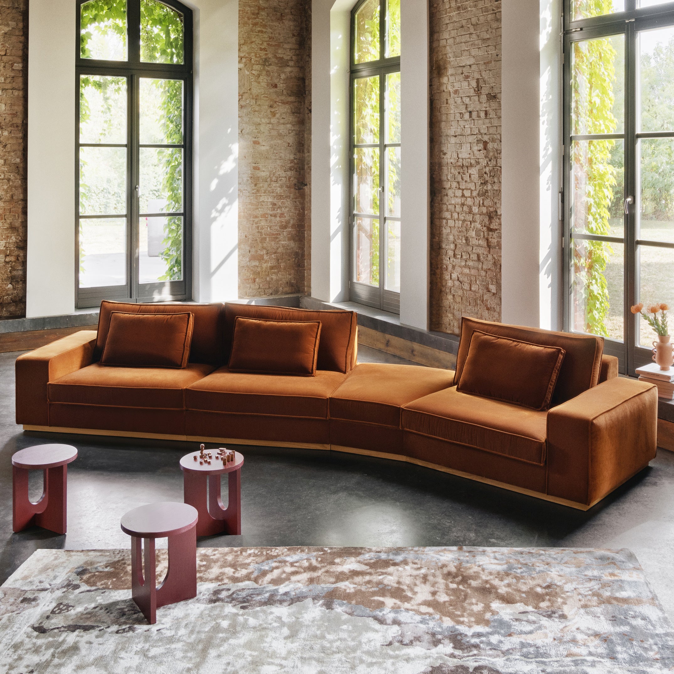 Modulare Garnitur Mood, Material: Auswahl möglich