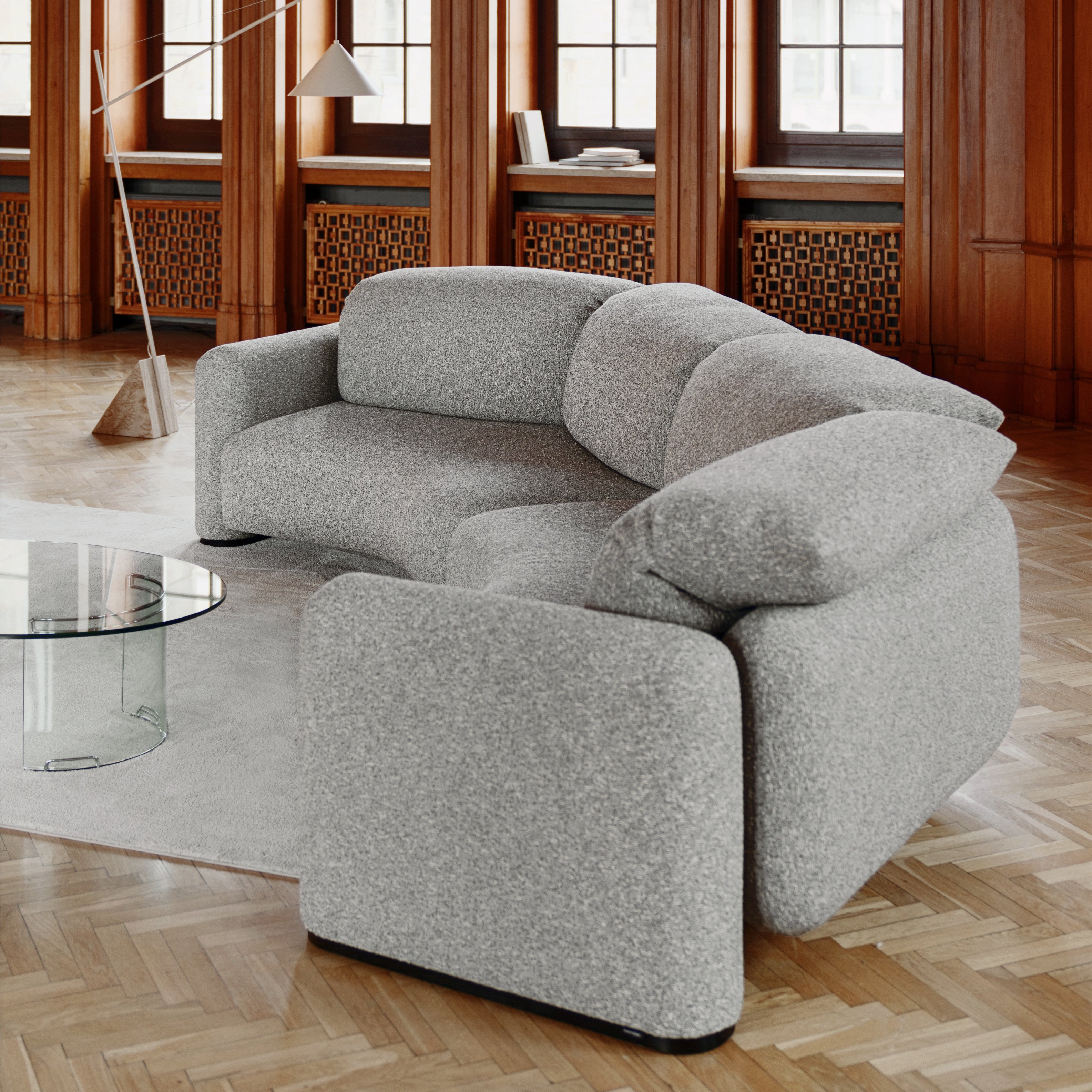 Modulare Garnitur La Roche, Material: Auswahl möglich