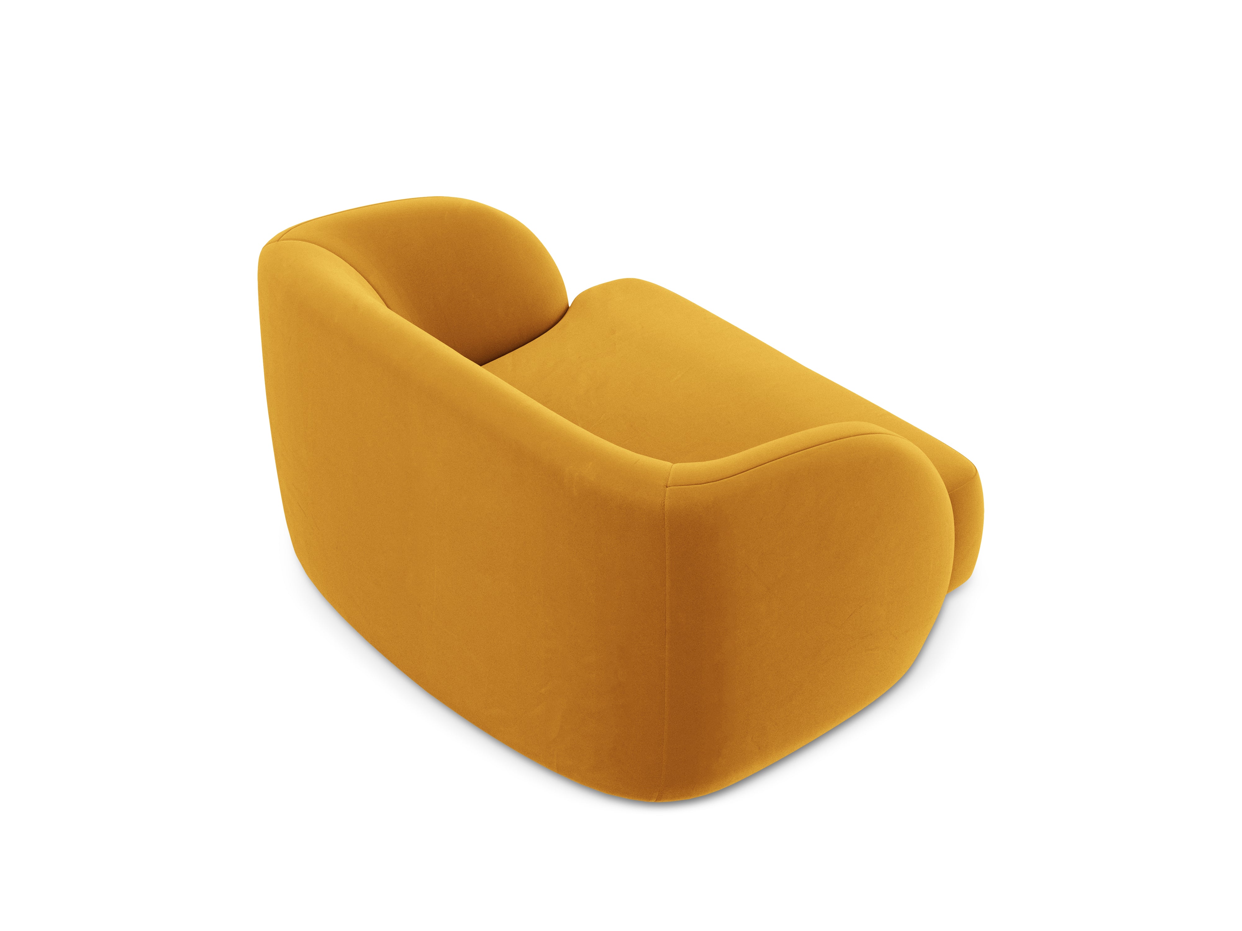 Miley Sessel, 103x90cm, Material: Samt